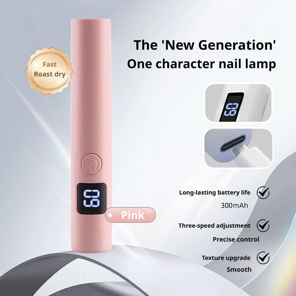 Đèn Móng Tay Cầm Tay Mini Di Động Máy Sấy Móng Tay Nhanh Gel Dụng Cụ Ánh Sáng Salon Làm Móng Tay Cutics M7p0