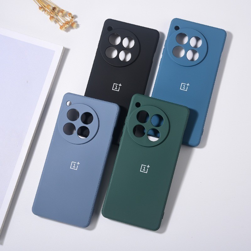 Full Cover Chất Lỏng Cạnh Thẳng Ốp Lưng Điện Thoại OnePlus 8 8T 9 9R 9RT 8T + Pro 5G Ốp Lưng Chống Cháy Nổ Chống Rơi Bao Silicon Mờ