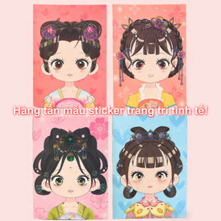 【BabyJoy】Bộ đồ chơi trang điểm công chúa sách 3D,bao gồm dán sticker kim cương, trang phục và makeup