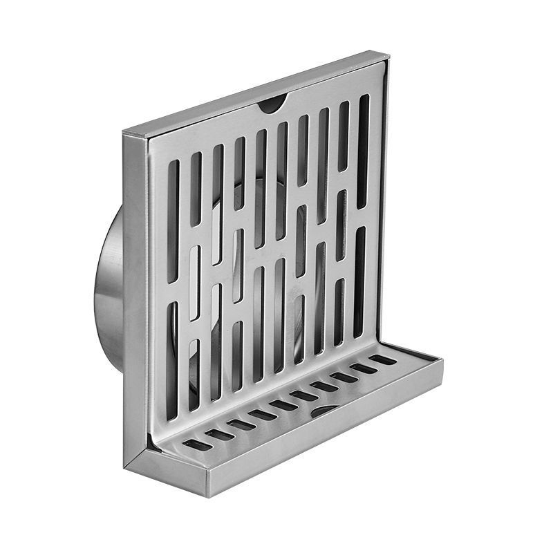 Thép không gỉ 304 Hàng Bên Sàn Thoát Nước Khách Sạn Phòng Tắm Dày Hàng Treo Tường Thoát Sàn DN50 Kỹ Thuật Góc 17cm Ống Thoát Sàn Hình Chữ L26012905