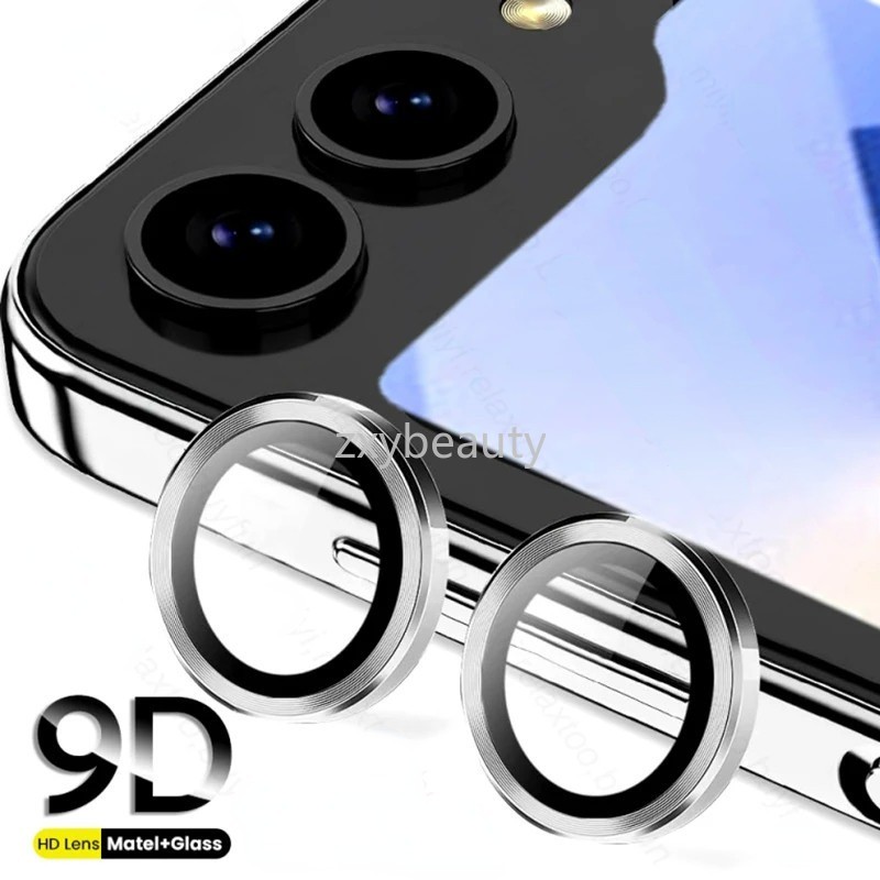 Dành Cho Samsung Galaxy Z Fold5 9D Hợp Kim Nhôm Bảo Vệ Ống Kính Máy Ảnh Vòng Bao Phim Cho Samsung Galaxy Z Flip5 Mặt Sau Ống Kính Cường Lực Bảo Vệ