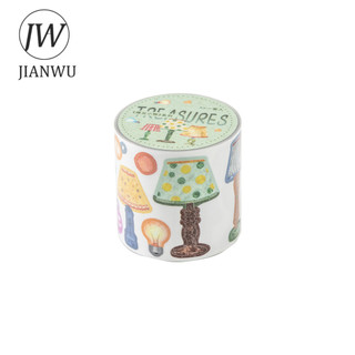 JIANWU Xem Những Điều Nhỏ Series Kawaii Ánh Sáng Hoa Kẹp Túi Xách Chim Phong Cảnh Chất Liệu Cắt Băng Sáng Tạo Tạp Chí Văn Phòng Phẩm