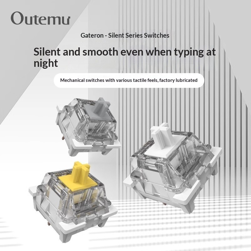 Switch 3 Pin Outemu Silent Series – Giảm Âm Cao Cấp | KCAP - World of keycaps