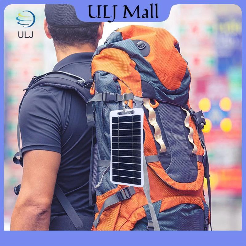 Bảng điều khiển năng lượng mặt trời ULJ 2W có USB Chống nước Đi bộ đường dài và cắm trại Pin di động Sạc điện thoại di động Bảng sạc ngân hàng 5V.