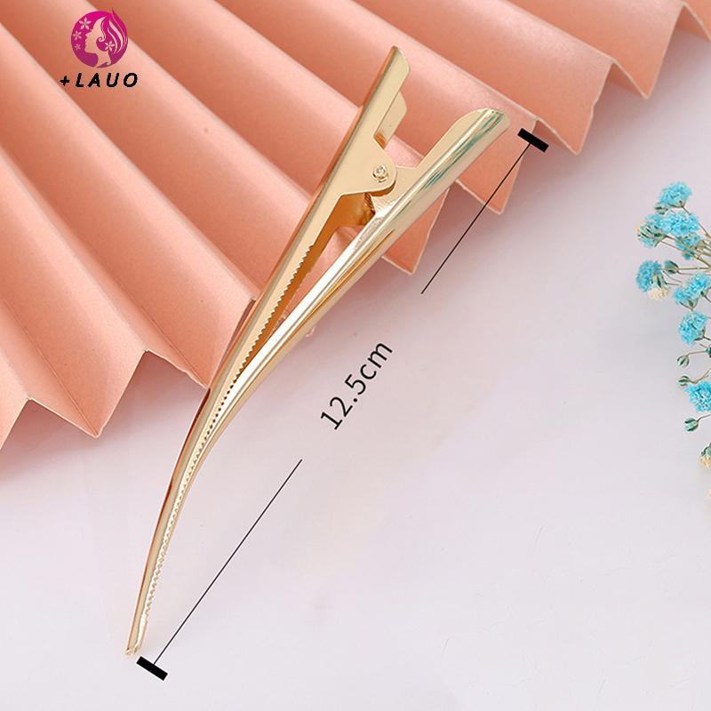 Kẹp tóc kim loại dài hình sừng - Springevenstar | Phụ kiện tóc thời trang cho salon và tự làm tại nhà