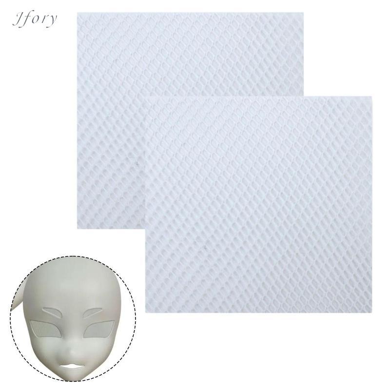 Jfory 2x Fursuit Eyes Mesh Craft Làm trống thoáng khí có thể in được cho mặt nạ Lưới mắt