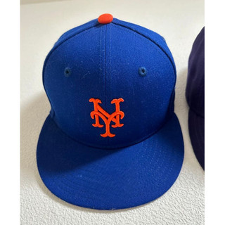 MLB Thêu, New York Mets Team, Xanh lam, Mũ bóng chày đa năng, vừa vặn