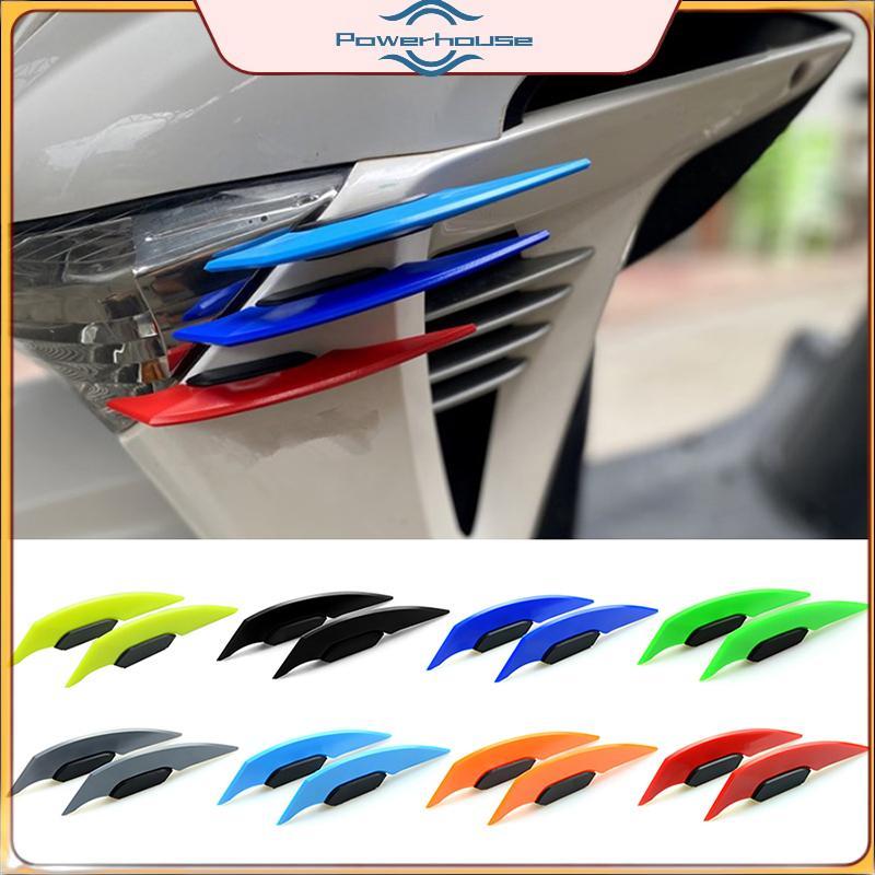 POWER 1 Cặp Cánh Xe Máy Đa Năng Cánh Gió Khí Động Học Cánh Năng Động Trang Trí Stier Cho Xe Máy Xe Tay Ga.