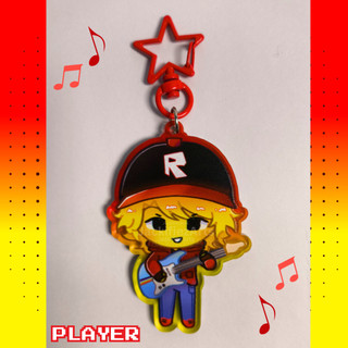 Fan merch Block Tales roblox Móc Chìa Khóa Acrylic mờ