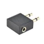 BTM 2 Chiếc Mạ Vàng 3 5 Mm 2 Nam Đến 1 Nữ Jack Cắm Tai Nghe Ổ Cắm o Adapter