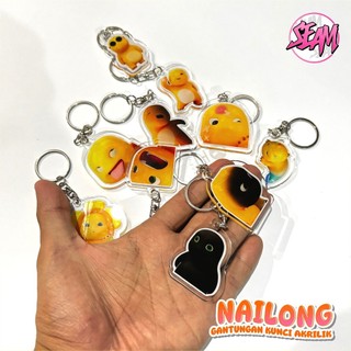 Nailong Móc Chìa Khóa Acrylic Móc chìa khóa dễ thương