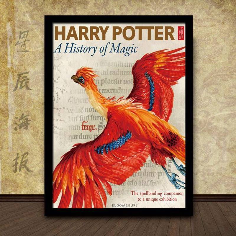 Harry Potter Phim Ma Thuật Tối Giản Canvas Poster Không Khung Trang Trí Tường Cho Phòng Ngủ Phòng Khách Nghiên Cứu