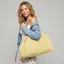 Túi đeo vai nữ OLVIDO, Túi tote màu trơn Nylon, Thời trang đơn giản Nhẹ có dây rút Túi xách Tote đi làm mua sắm du lịch