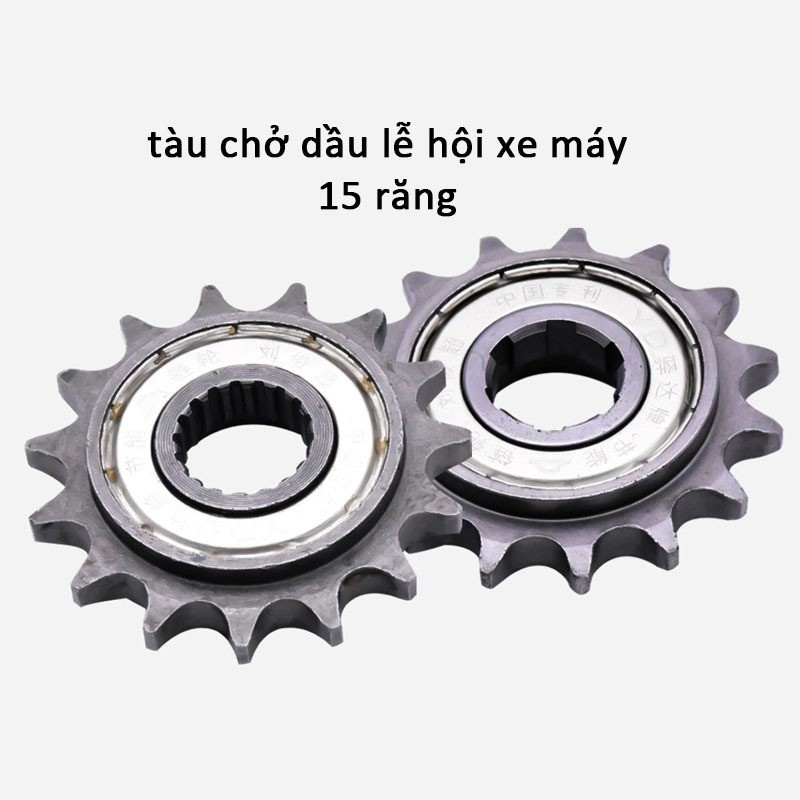 【COD】Bánh xe tiết kiệm nhiên liệu xe máy 15T chất lượng cao cho bộ truyền động xích, vận hành êm ái và tiết kiệm.