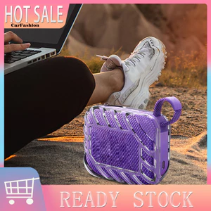< CarFashion > Vỏ bảo vệ loa Tpu tùy chỉnh cho loa Bluetooth Jbl Go 4 – Vỏ chống trượt chống rơi có bảo vệ tác động Tay cầm bền cho Southeas
