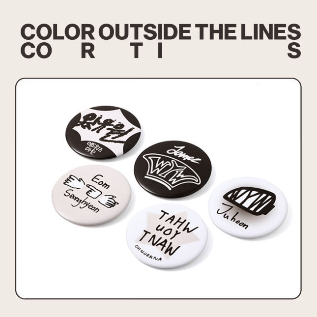 Huy hiệu Kpop Idol CORTIS acrylic James, Juhoon, Martin, Seonghyeon và Keonho