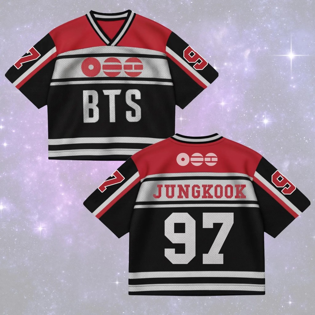 Crop Top lưới thiết kế bóng rổ Inspired by BTS Jimin - Arirang World Tour