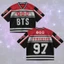 SY3 BTS dạo phố Áo thun Kpop Arirang World Tour Lưới Crop Top Áo bóng rổ JIMIN V tee YS3