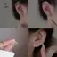 1 Đôi Bông Tai Zircon Mini Hợp Thời Trang Dành Cho Nữ Bé Gái Hình Học Hàng Ngày Bông Tai Nhỏ Xương Tai Phụ Kiện Trang Sức Móng Tay [Mina]