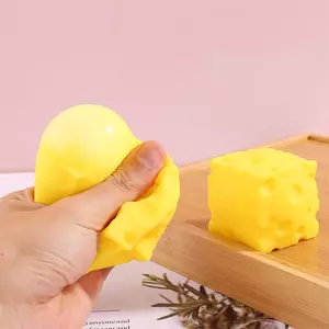 Phô Mai Vàng Bóp Đồ Chơi Mềm Mochi Phục Hồi Cảm Giác Thư Giãn Cảm Giác Phô Mai Khối Squishy Đồ Chơi