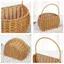 Giỏ đựng đồ nhà bếp DAYBREAK, Giỏ treo tường Willow Mây, Giỏ dệt sắp xếp hoa sáng tạo Nhà bếp