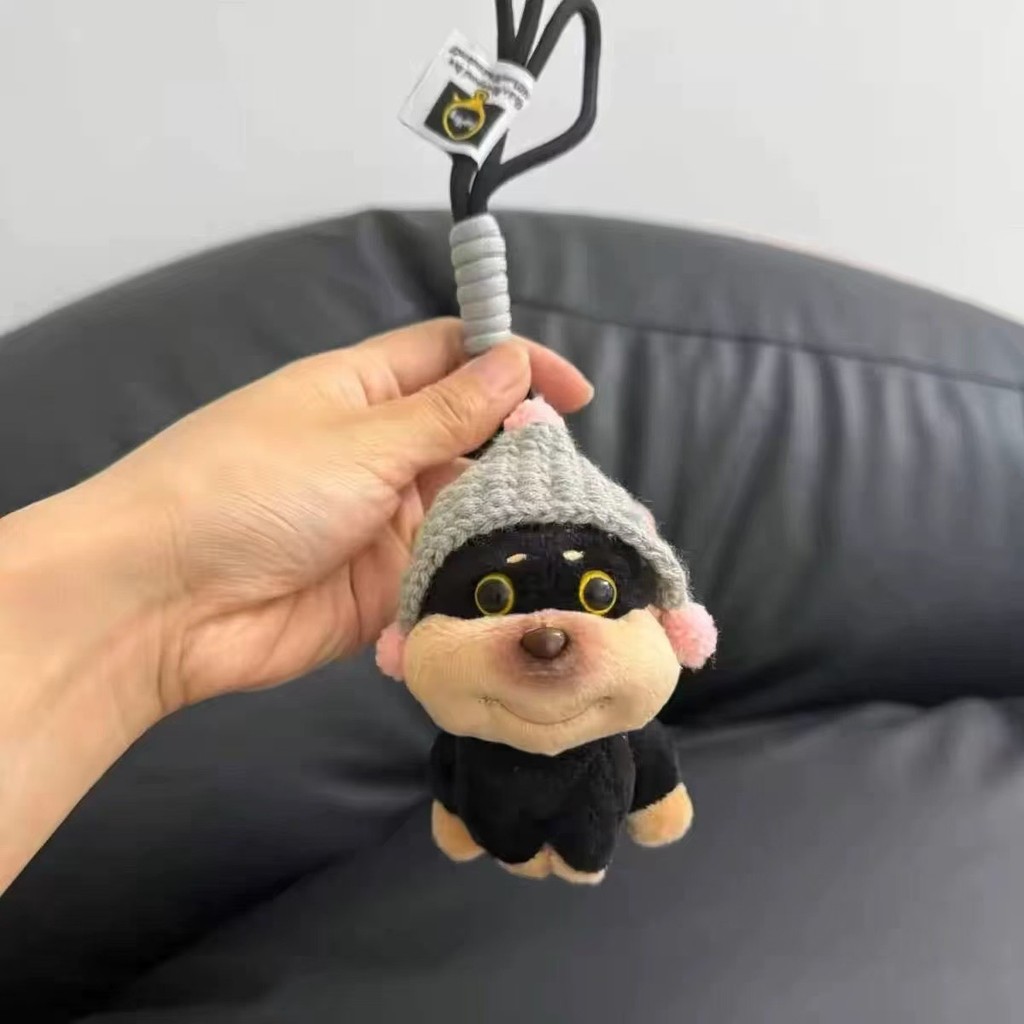 PS1 Hoạt Hình Dễ Thương Chó Ong Plushie Có Móc Mũ Sang Trọng Túi Charm Móc Khóa Cho Túi Và Ba Lô SP1