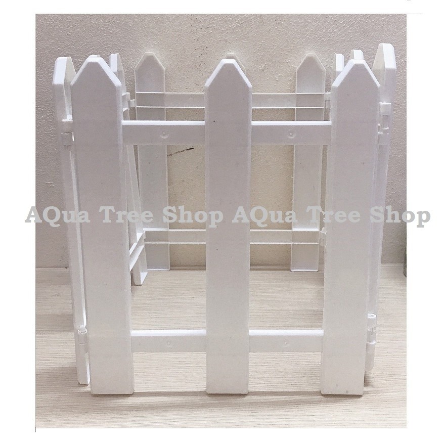 Hàng rào nhựa lắp ghép cao 30cm, 1 bộ 6 miếng ghép lại dài 1.65m