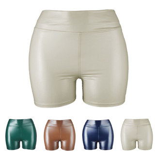 Quần da PU lưng cao nữ - Mỏng co giãn, nâng hông, phù hợp legging và quần ngắn bó sát.