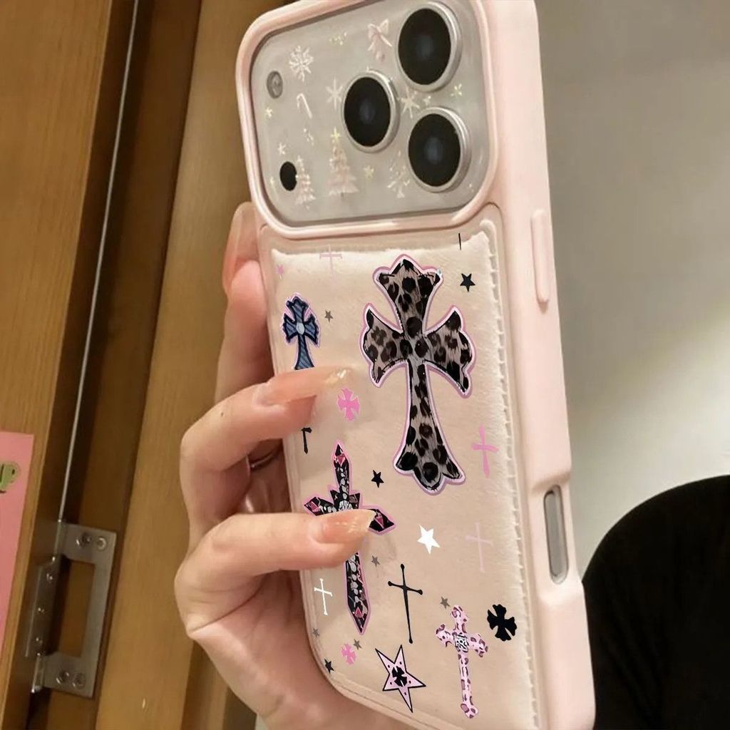 Leopard sọc chéo cho iPhone17promax16Pro1413Pro trường hợp bánh mì 11 trường hợp điện thoại XR
