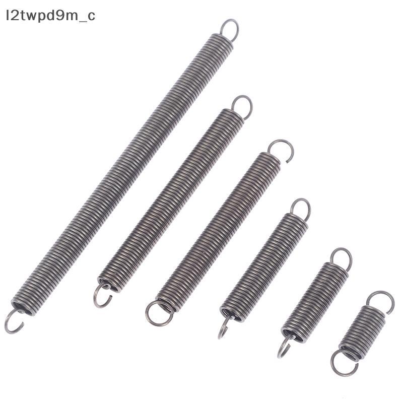 Cod 1PC mở rộng căng thẳng mùa xuân lò xo thép móc mở rộng mùa xuân dây Dia 1.0mm mới