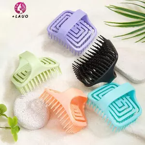 Lược chải da đầu massage Springevenstar, dầu gội chăm sóc tóc, dụng cụ tắm đa năng