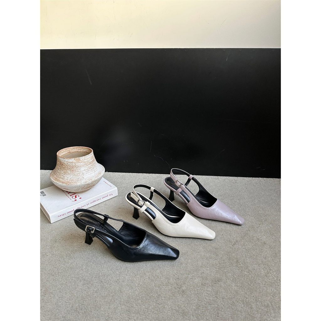KD Giày Sandal Mũi Vuông Nữ Mùa Xuân 2026 Phong Cách Mới Sang Trọng Dây Đeo Một Từ Mary Jane Giày