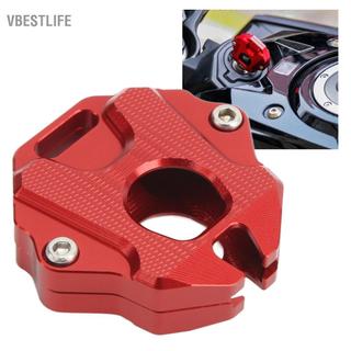 VBESTLIFE Vỏ chìa khóa xe máy Tbest CNC Kim loại nguyên khối kiểu dáng thời trang Thay thế phù hợp cho CB650R CBR650R 2020+ Vỏ bảo vệ bền (Đen)