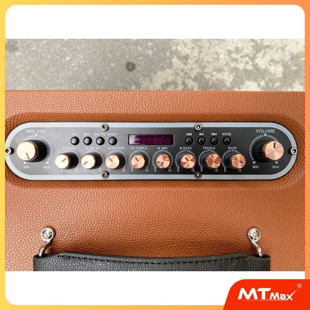 Loa Karaoke Xách Tay DK68 , 6 Đường Tiếng Micro UHF Xịn , 520w 2 Bass 20 Có Cổng GuiTar , Bh 12T