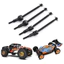 Kim Loại Phía Trước Phía Sau Trục Truyền Động CVD Trục Dogbone Cho Rlaarlo AM-X12 AM-D12 1 / 12 RC Xe Nâng Cấp Phần Phụ Kiện
