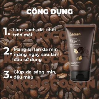 Combo gel tẩy tế bao chết mặt + body Cocoon cà phê Dak Lak Coffee Body Polish (150ml + 200ml)