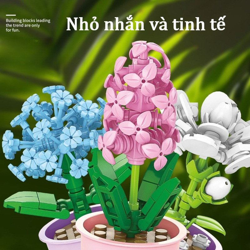 【SKISOPGO】Bó Hoa Lắp Ráp 12 Bông Handmade DIY, Bó Hoa Trang Trí Decor Làm,Quà Tặng Sáng Tạo,Quà Tặng Ý Nghĩa