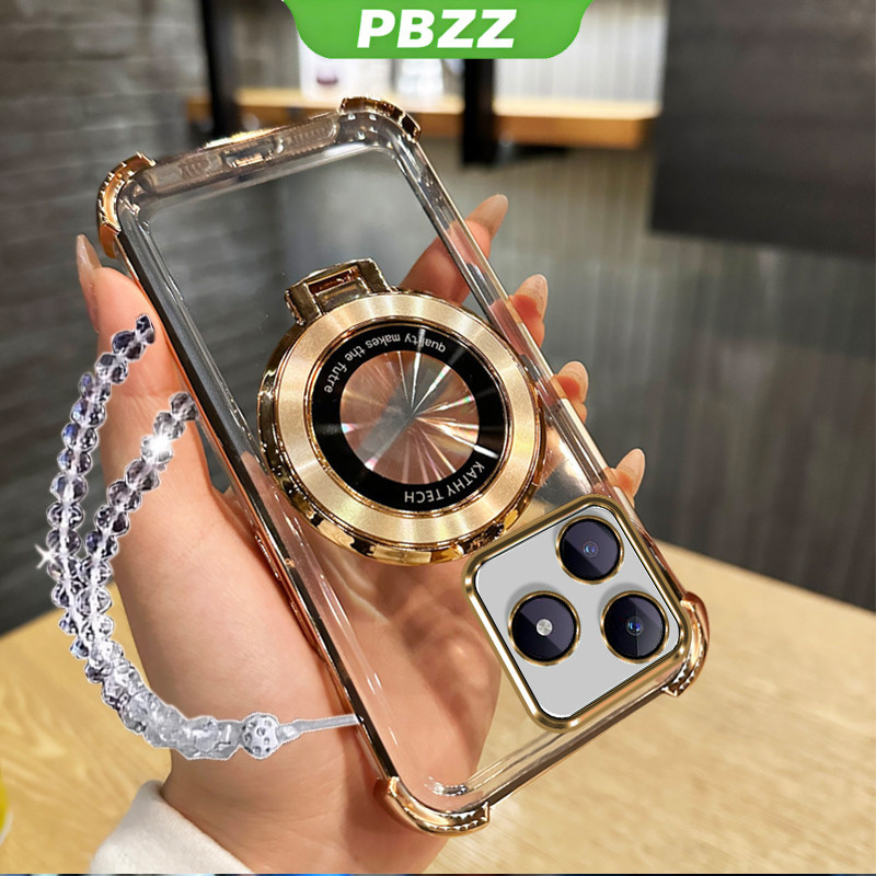Ốp cho realme Note 60 realme Note 60x Ốp điện thoại Ốp mềm Ốp chống sốc Silicon thiết kế mới trong suốt thẩm mỹ có giá đỡ dây đeo dễ thương sjslwxzj01