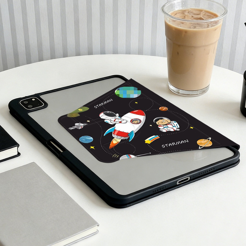Ốp lưng máy tính bảng cho ipad M4 2024 pro11 thế hệ thứ 10 Gen7 Gen8 Gen9 Air4 / 5 Gen5 / 6 A17 Pro M2 / M3 2025 gen11 A16 air11 / 13inch Air6 / Air7 pro12,9 Mini6 / 7 Vỏ máy tính bảng xoay 360 độ