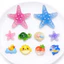 Set Charm Đại Dương Cute 10 Món – Sao Biển Lấp Lánh, Rùa Biển, Cá Heo, Mặt Trời - mùa hè rực rỡ
