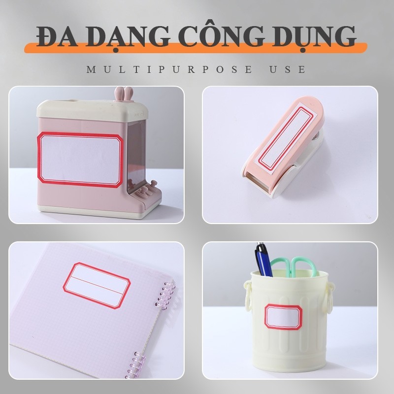 Giấy nhãn dán tự dính, nhiều kích cỡ và mẫu mã, nhãn phân loại và nhãn giá, độ bám dính cao, dễ viết