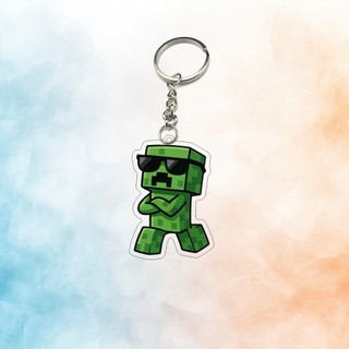 Móc Khóa Mica Keychain Minecraft Dễ Thương phụ kiện trang trí chibi dễ thương
