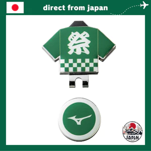MIZUNO HAPPI Collection Golf Ball Marker – Đế thiết kế Happi truyền thống + Marker từ tính