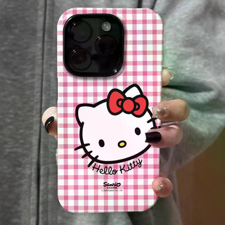 Ốp điện thoại 2 trong 1 KT Cat Apple 17 / 16 iPhone 15 Pro Max Phim mới 14 / 13 Sáng tạo 12 / 11 Pro Max 7 / 8 Plus Vỏ điện thoại bóng hai lớp