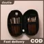 Doutie 9 Chiếc Bộ Bàn Chải Trang Điểm Có Thể Bảo Vệ Mini Cosmetic Brush Powder Foundation Blush Blooming Eyeshadow Blending Brush Kit VN