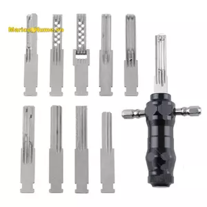 Bộ dụng cụ giấy bạc Storm-Tin cho công cụ thợ khóa cực kỳ Khóa chọn dụng cụ giấy bạc thiếc