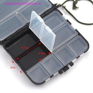 Hộp bảo quản phụ kiện câu cá dành cho thìa câu, móc mồi và mini câu cá bay - Toplan Watch Store VN