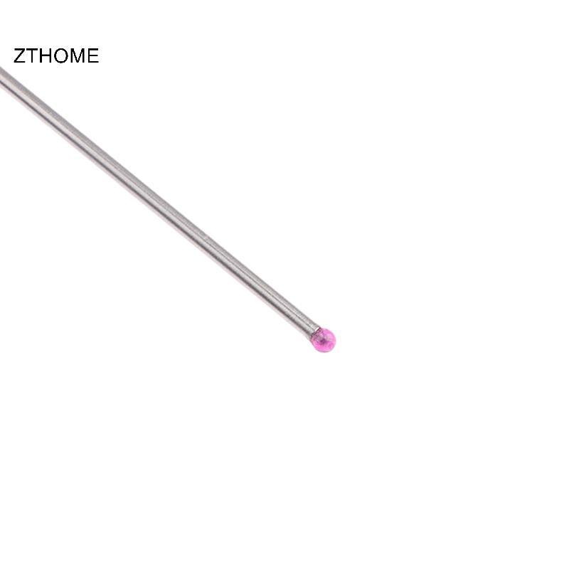 ZTHOME 2mm Đầu thép vonfram Ruby OD 10mm 20mm Đo chiều dài M2.5 Chủ đề Micromet Chiều cao Đòn bẩy Mặt số đo kiểm tra Đầu chỉ báo Đầu dò HOT