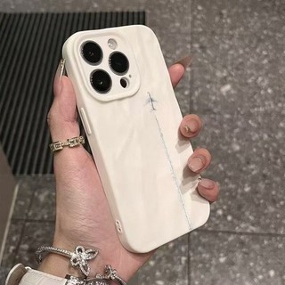Dành Cho IPhone 17 16 15 14 13 12 11 Pro Max X XR XS Max 7 8 Plus Phong cách đơn giản Pleated Shell Soft Shell