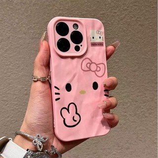 Dành Cho IPhone 17 16 15 14 13 12 11 Pro Max X XR XS Max 7 8 Plus Dễ thương Biye KT xếp li vỏ mềm